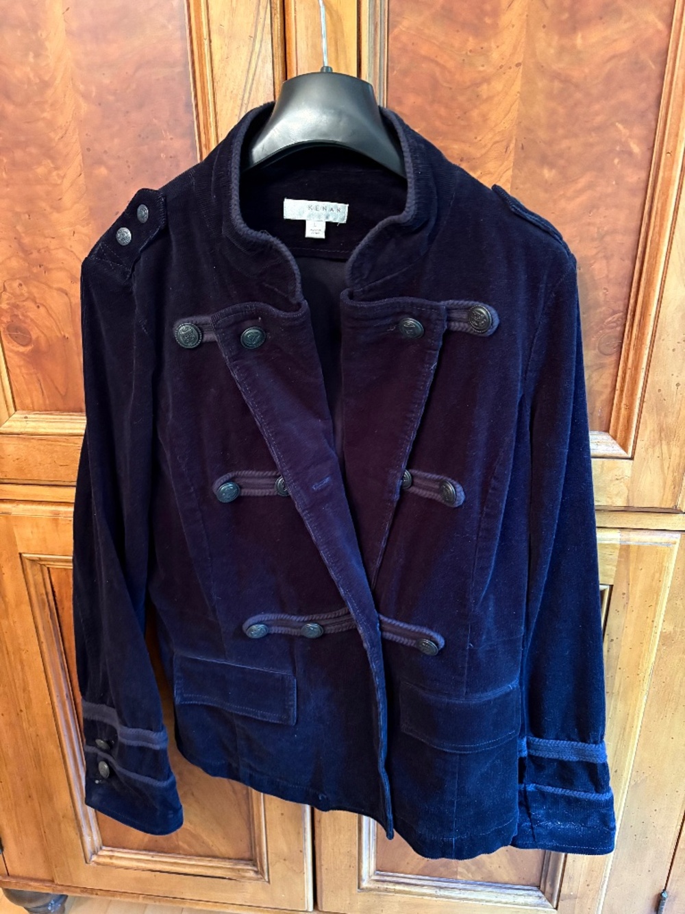 Kenar Navy Military Style Jacket Size Large
